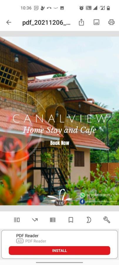 Canalview Private Cottage Azhikkal Ayiram Thengu Panmana Extérieur photo